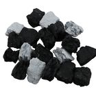 Firepit rasgó los microprocesadores de cerámica de los carbones del fuego de los carbones negros y color gris