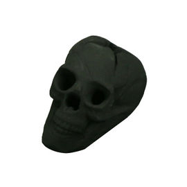 El cráneo asombroso de la chimenea registra el negro realista BC-185B del cráneo de la leña