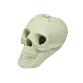 Luz de cerámica BC-185LB beige del cráneo de los accesorios de la chimenea del cráneo de los registros
