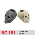 Cráneo de cerámica BC-181 determinado del registro del fuego de la estufa de gas de los registros eléctricos elegantes de la chimenea
